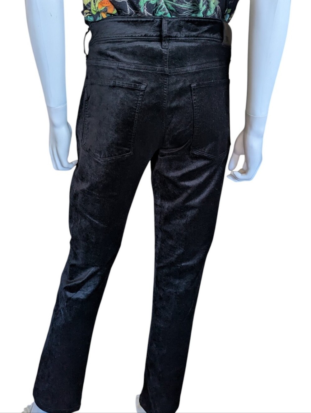 PAIGE black velvet skinny jeans, which typically combine the premium structure - Picture 6 of 11